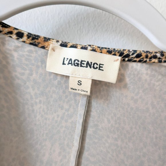 L'AGENCE Mariah Twist-Front Mini Dress - Picture 9 of 9